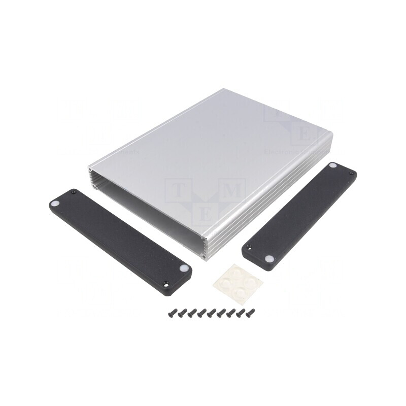 Carcasă Aluminiu Gri 165x220x30mm | Electronic-mag.ro | Componente Electronice