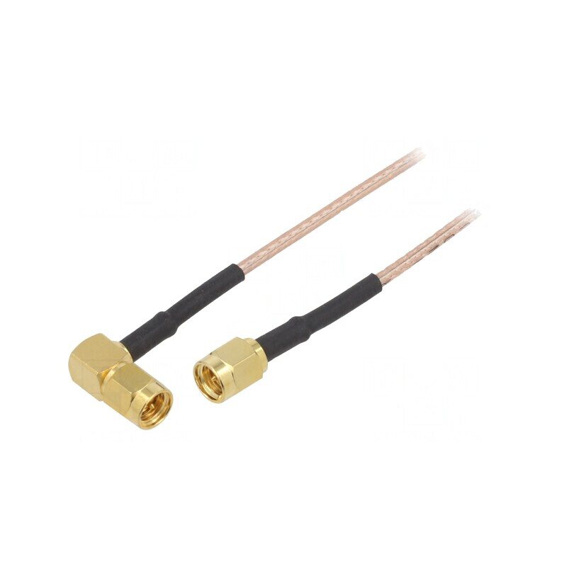 Cablu SMA RG316 1m Tată-Tată | Electronic-mag.ro | Componente Electronice
