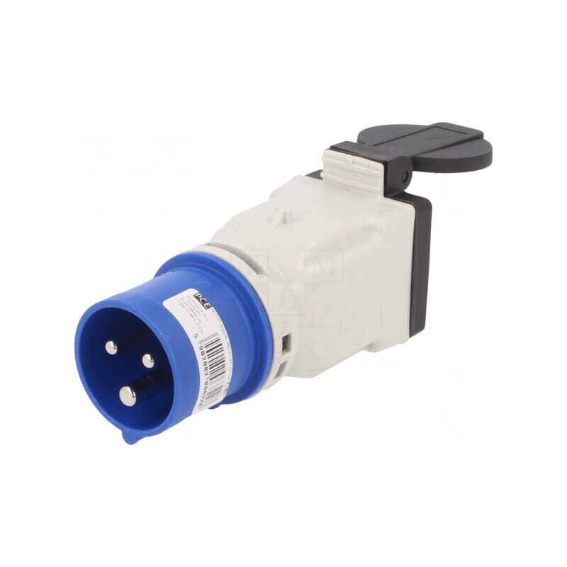 Adaptor Alimentare AC 16A 230VAC IP44 | Electronic-mag.ro | Componente Electronice