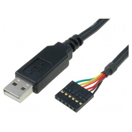 Modul: cu cablu, integrat | UART,USB | soclu pini,USB A | cablu | 5V | TTL-232R-5V
