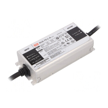 Alimentator LED 75W IP67 53-107VDC 0.35-1.05A | Electronic-mag.ro | Componente Electronice