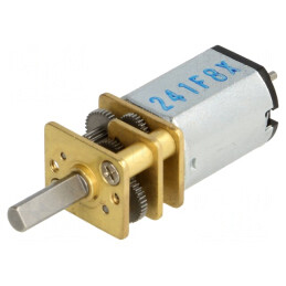 Motor DC cu Transmisie 6V 670mA 298:1 Micro Metal Gearmotor | Electronic-mag.ro | Componente Electronice