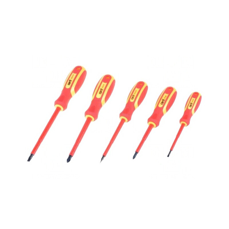 Set Șurubelnițe Pozidriv și Plate 1kVAC 5 Bucăți | Electronic-mag.ro | Componente Electronice Set Șurubelnițe Pozidriv și Plate 1kVAC 5 Bucăți | Electronic-mag.ro | Componente Electronice