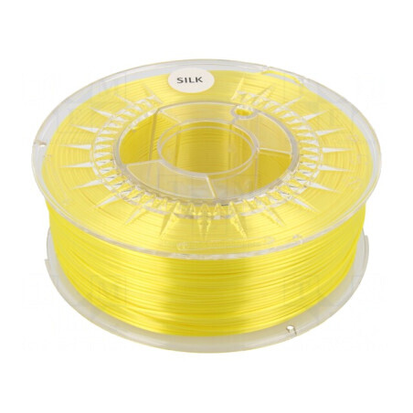 Filament SILK 1,75mm Galben Deschis 1kg | Electronic-mag.ro | Componente Electronice