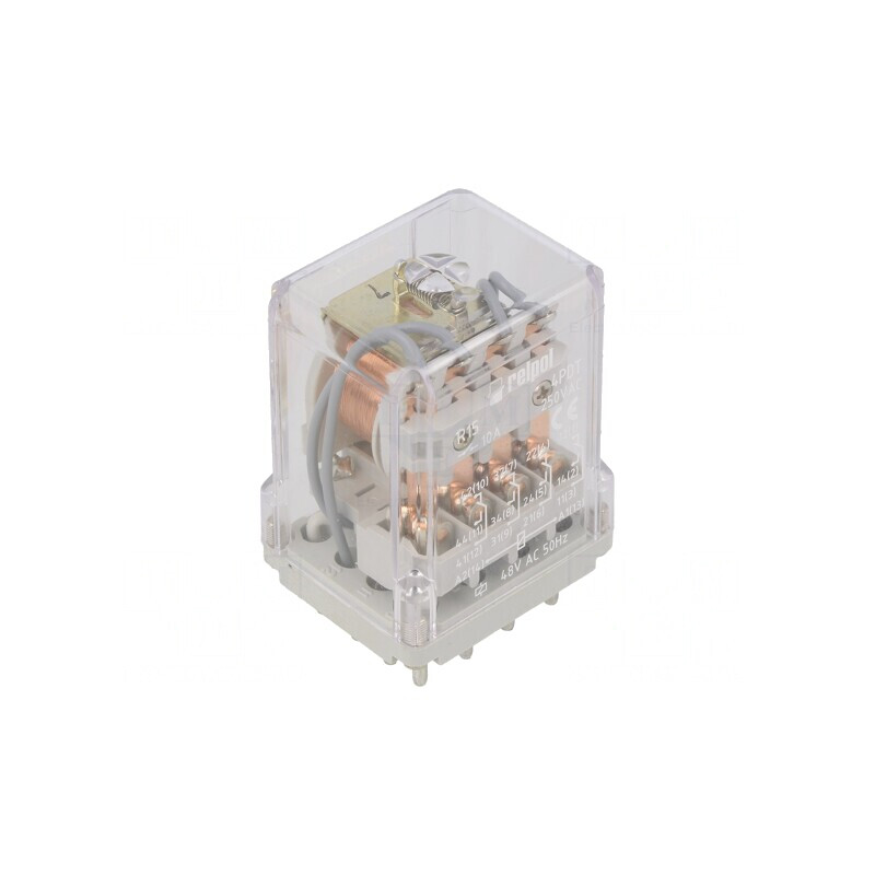 Releu electromagnetic 4PDT 48VAC 20A | Electronic-mag.ro | Componente Electronice Releu electromagnetic 4PDT 48VAC 20A | Electronic-mag.ro | Componente Electronice