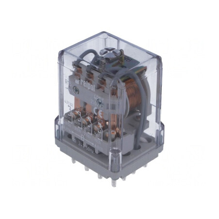 Releu Electromagnetic 4PDT 24VAC 20A | Electronic-mag.ro | Componente Electronice