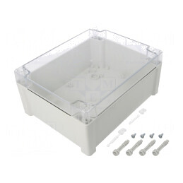 Carcasă Universală Gri IP65 TEMPO | Electronic-mag.ro | Componente Electronice