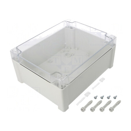 Carcasă Universală Gri IP65 TEMPO | Electronic-mag.ro | Componente Electronice