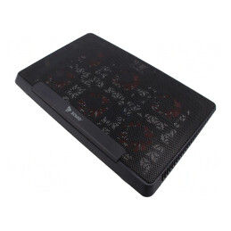 Suport de răcire USB A pentru notebook negru | Electronic-mag.ro | Componente Electronice