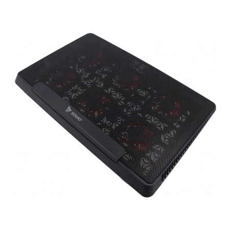 Suport de răcire USB A pentru notebook negru | Electronic-mag.ro | Componente Electronice