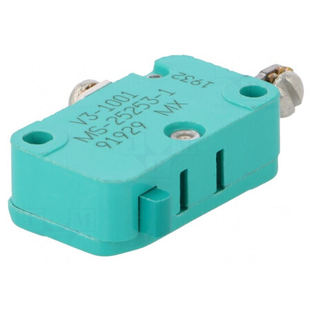 Microîntrerupător SNAP ACTION 10A 125VAC SPDT V3-1001 | Electronic-mag.ro | Componente Electronice