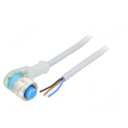 Cablu M12 4 Pin Unghi 5m Mufă 4A