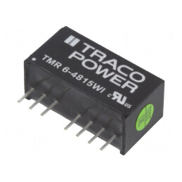 Convertor DC/DC 6W 18-75V la 24V 250mA SIP8 | Electronic-mag.ro | Componente Electronice