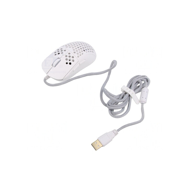 Mouse optic alb USB cu 7 butoane și cablu de 1,8m | Electronic-mag.ro | Componente Electronice