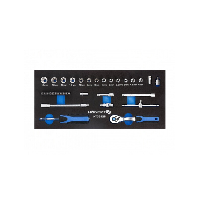 Set Chei Tubulare 34 Buc 1/4 | Electronic-mag.ro | Componente Electronice
