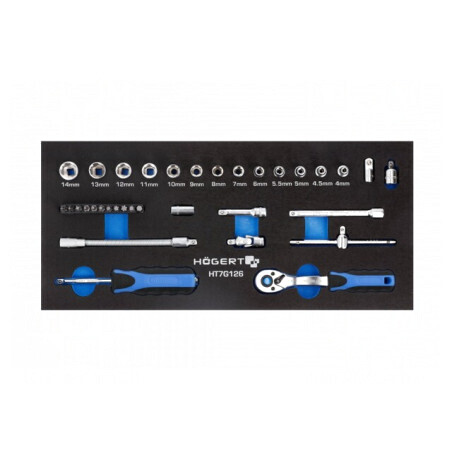 Set Chei Tubulare 34 Buc 1/4 | Electronic-mag.ro | Componente Electronice