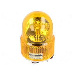 Semnalizator Lumină Rotativă Ambră 24VDC IP44 | Electronic-mag.ro | Componente Electronice