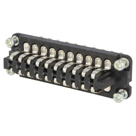 Conector HDC Inserturi de Contact Tată 20 PIN 10A 25V | Electronic-mag.ro | Componente Electronice