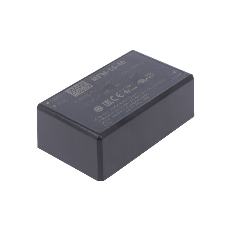 Convertor AC/DC 65W 48V 1.36A PCB | Electronic-mag.ro | Componente Electronice