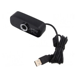Webcam USB Neagră Full HD 1080p PnP 1,5m | Electronic-mag.ro | Componente Electronice