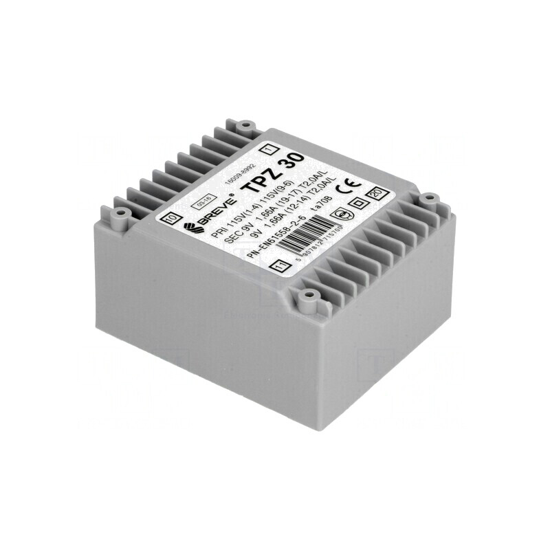 Transformator alimentare 30VA 115/230V 9V PCB IP00 | Electronic-mag.ro | Componente Electronice