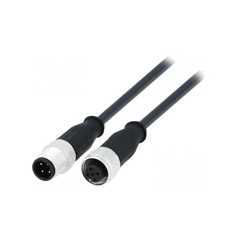 Cablu senzori/automatizări M12-M12 7.5m | Electronic-mag.ro | Componente Electronice