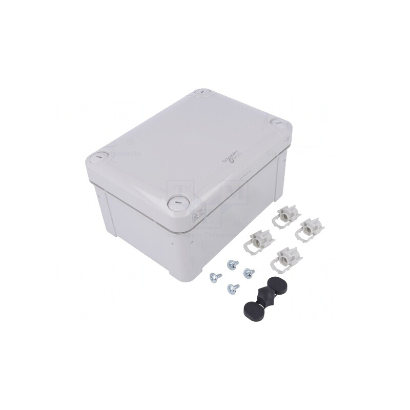 Carcasă universală policarbonat gri 121x164x87 mm | Electronic-mag.ro | Componente Electronice
