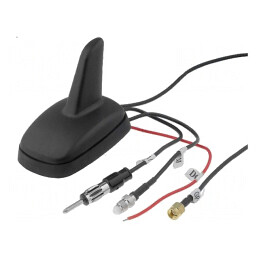 Antena Auto SHARK AM/FM/GPS/GSM Neagră 12VDC | Electronic-mag.ro | Componente Electronice