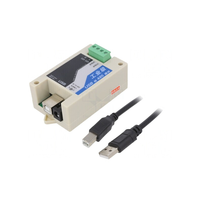 Convertor USB-RS485 10-30VDC 96x50x31mm | Electronic-mag.ro | Componente Electronice