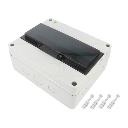 Carcasă pentru aparatură modulară IP65 gri deschis  | Electronic-mag.ro | Componente Electronice