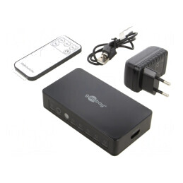 Switch HDMI 2.0 HDCP 2.2 Negru | Electronic-mag.ro | Componente Electronice