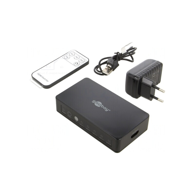 Switch HDMI 2.0 HDCP 2.2 Negru | Electronic-mag.ro | Componente Electronice