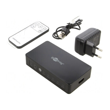 Switch HDMI 2.0 HDCP 2.2 Negru | Electronic-mag.ro | Componente Electronice
