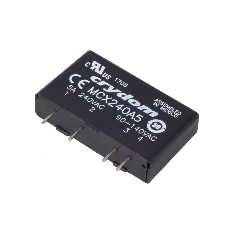 Releu semiconductor 1-fazat 90-140VAC 5A 12-280VAC MCX240A5 | Electronic-mag.ro | Componente Electronice