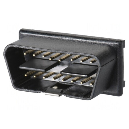 Conector de Diagnosticare OBD II Negru 24V | Electronic-mag.ro | Componente Electronice