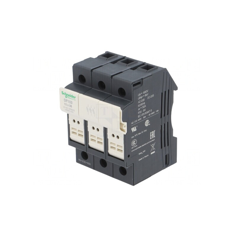 Întrerupător-separator cu siguranţă 32A Poli 3 IP20 | Electronic-mag.ro | Componente Electronice