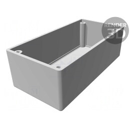 Carcasă ABS cu Ecranare din Oțel Inoxidabil 66x130x55mm | Electronic-mag.ro | Componente Electronice