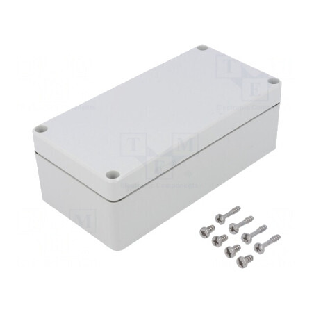 Carcasă Universală EURONORD Gri 80x160x55mm IK08 PC | Electronic-mag.ro | Componente Electronice