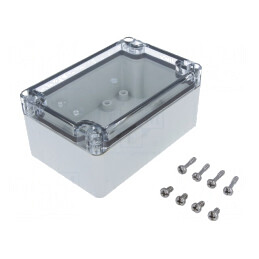 Carcasă universală gri 80x120x55mm IK08 | Electronic-mag.ro | Componente Electronice