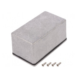 Carcasă Universală Aluminiu 65x115x55mm Naturală | Electronic-mag.ro | Componente Electronice