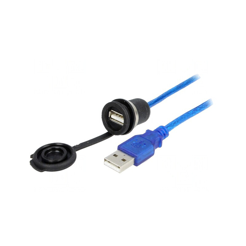 Cablu-adaptor USB A USB 2.0 IP65 1,5m | Electronic-mag.ro | Componente Electronice
