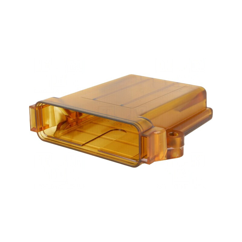 Carcasă Transparentă Galbenă pentru Înșurubare EEC 325X | Electronic-mag.ro | Componente Electronice