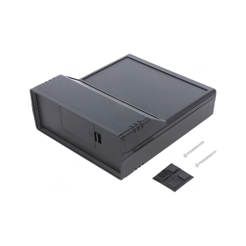 Carcasă Desktop ABS Neagră 154mm x 173mm x 61mm | Electronic-mag.ro | Componente Electronice