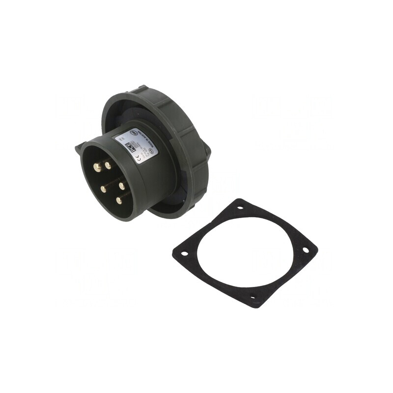Conector Alimentare AC Trifazat 32A 400VAC IP67 | Electronic-mag.ro | Componente Electronice