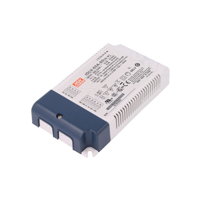 Alimentator LED 65W 60V IP20 | Electronic-mag.ro | Componente Electronice Alimentator LED 65W 60V IP20 | Electronic-mag.ro | Componente Electronice