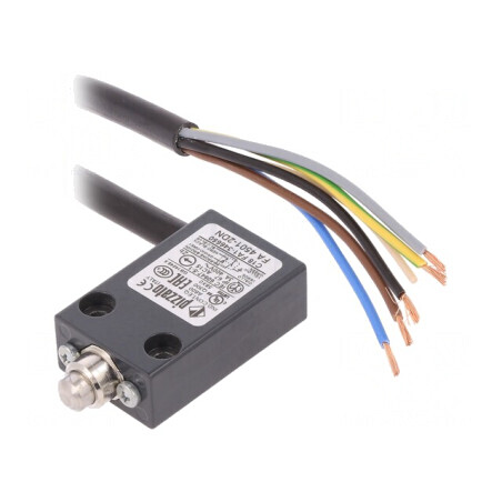 Limitator Cursă Bolț NO/NC 10A Cablu 2m IP67 Metalic | Electronic-mag.ro | Componente Electronice