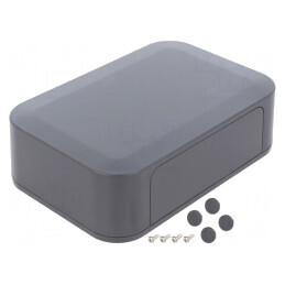 Carcasă ABS Gri Închis 200x135x60mm | Electronic-mag.ro | Componente Electronice