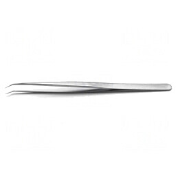 Pensetă Precizie 140mm Vârf Curbat 65A.SA | Electronic-mag.ro | Componente Electronice
