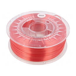 Filament SILK 1,75mm Roșu 1kg | Electronic-mag.ro | Componente Electronice