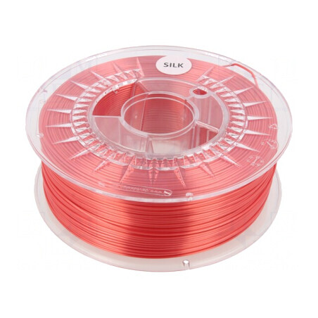 Filament SILK 1,75mm Roșu 1kg | Electronic-mag.ro | Componente Electronice